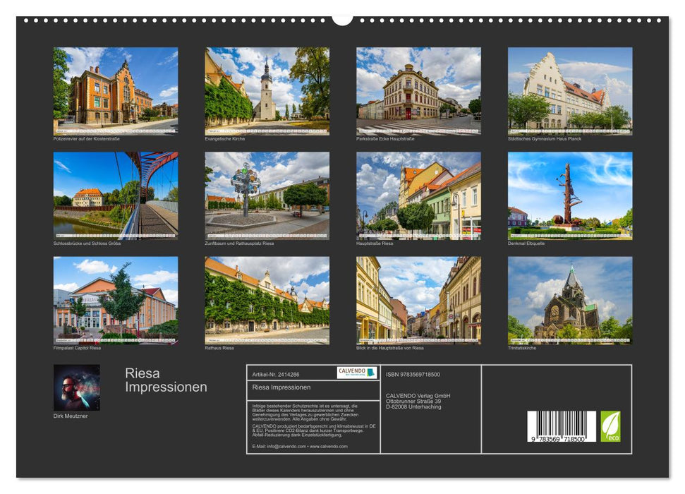 Riesa Impressionen (CALVENDO Premium Wandkalender 2027)