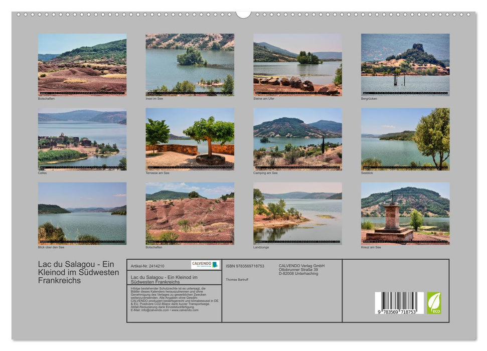 Lac du Salagou - Ein Kleinod im Südwesten Frankreichs (CALVENDO Premium Wandkalender 2027)