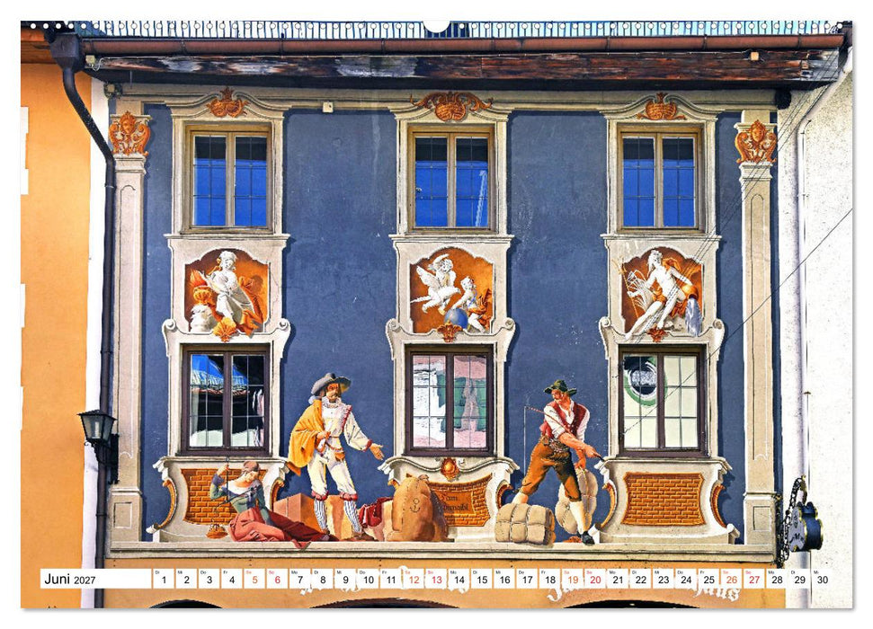 Oberbayerische Lüftlmalerei (CALVENDO Premium Wandkalender 2027)
