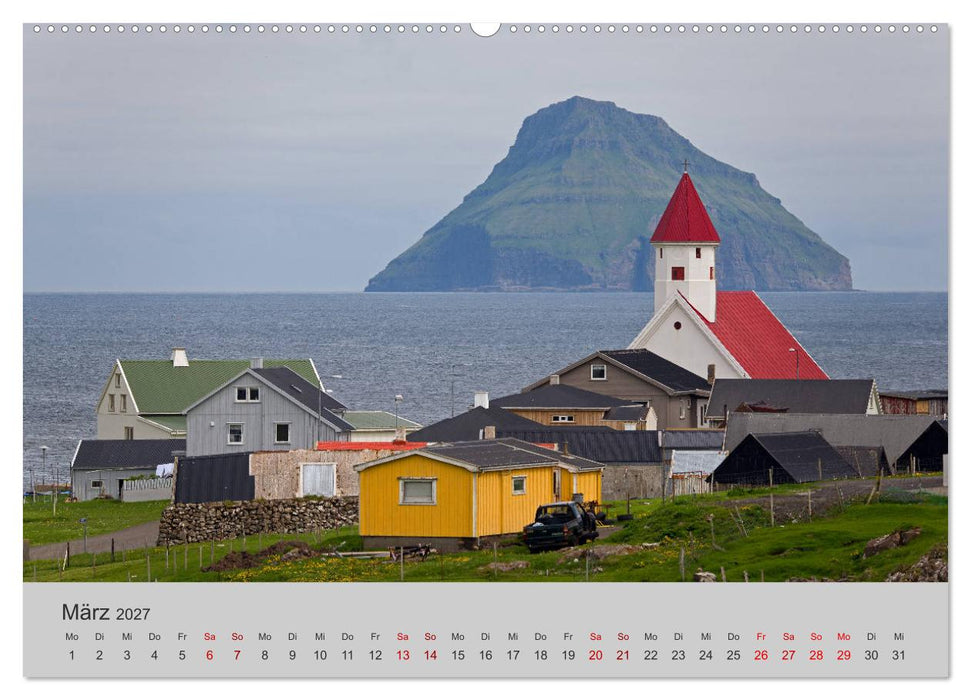 Färöer Inseln 2027 (CALVENDO Wandkalender 2027)
