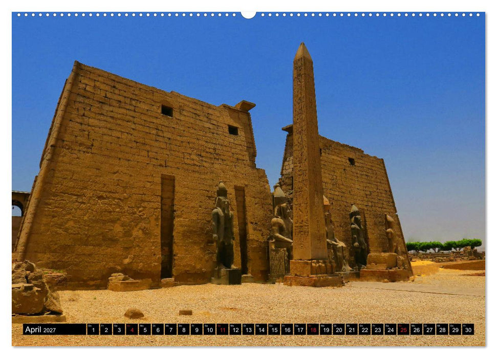 Zwischen Luxor und Qena - antikes Ägypten am Nil (CALVENDO Wandkalender 2027)