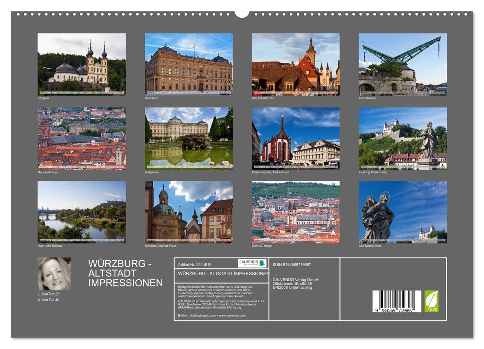 WÜRZBURG - ALTSTADT IMPRESSIONEN (CALVENDO Premium Wandkalender 2027)