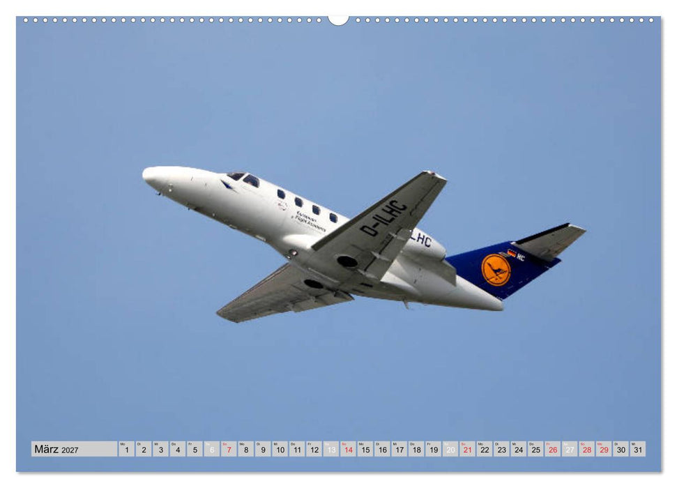 Flugzeuge - Starts und Landeanflüge (CALVENDO Wandkalender 2027)
