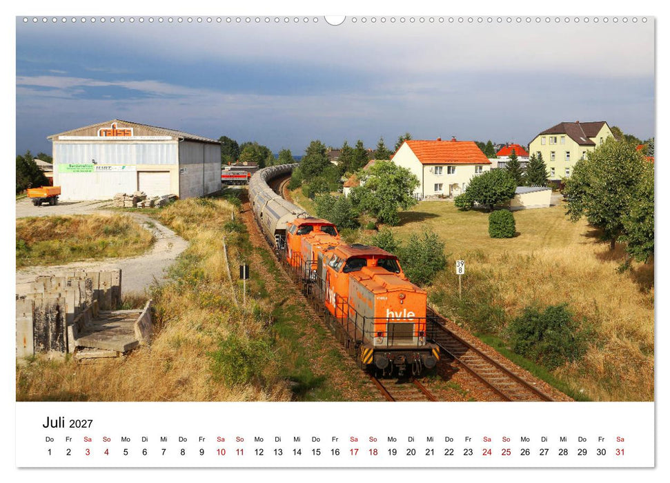 Eisenbahnen in Ostsachsen 2027 (CALVENDO Premium Wandkalender 2027)