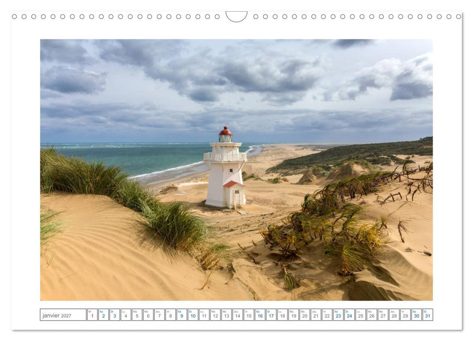 Phares de Nouvelle-Zélande (CALVENDO Calendrier mensuel 2027)