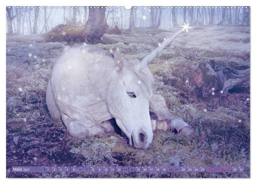Einhorn Love - Fantasiewelt (CALVENDO Wandkalender 2027)