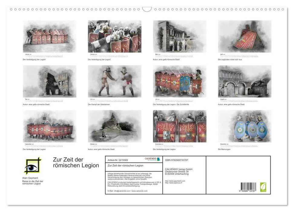Zur Zeit der römischen Legion (CALVENDO Wandkalender 2027)