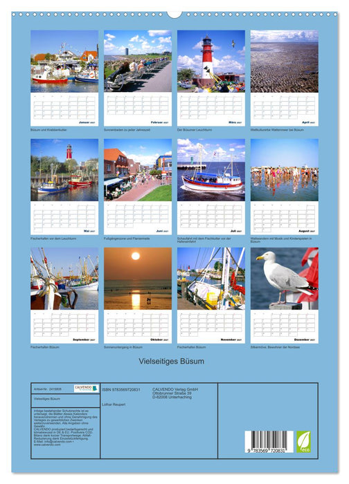 Vielseitiges Büsum (CALVENDO Premium Wandkalender 2027)