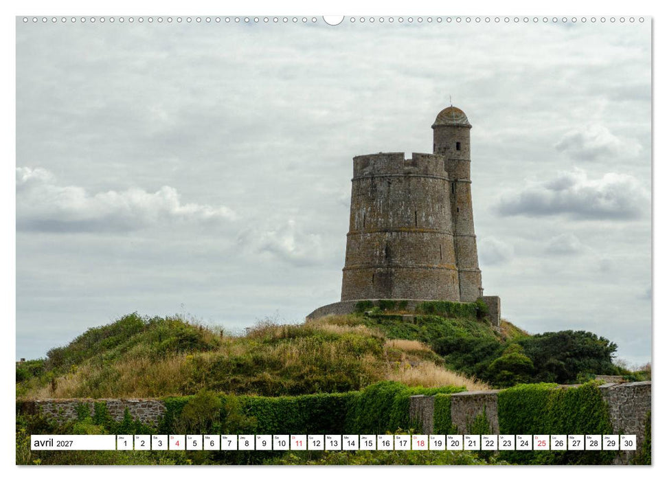 Normandie, la côte nord Cotentin (CALVENDO Calendrier supérieur 2027)