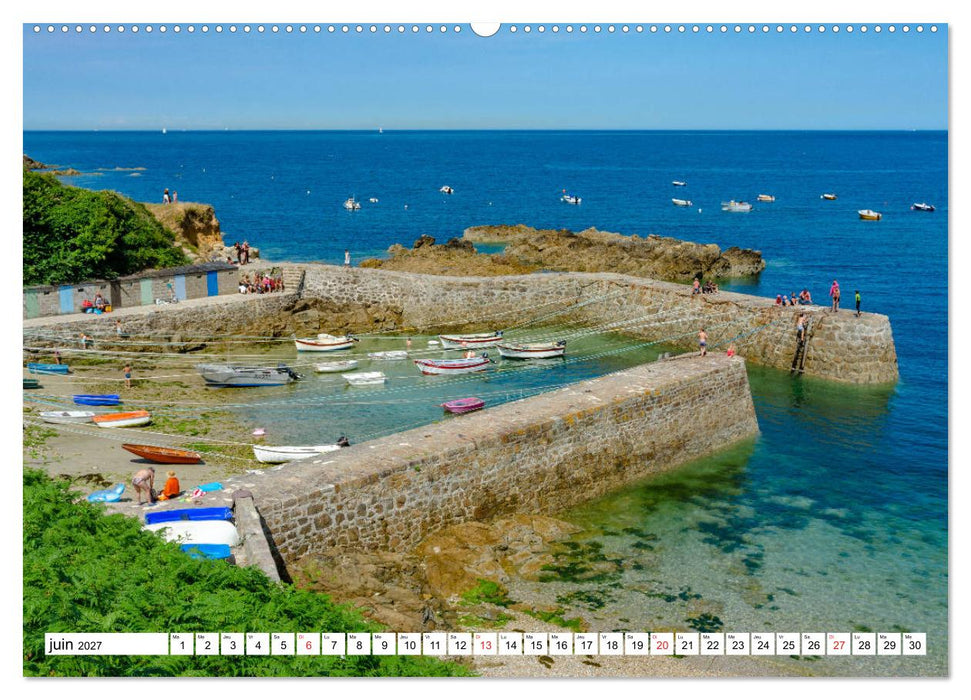 Normandie, la côte nord Cotentin (CALVENDO Calendrier supérieur 2027)