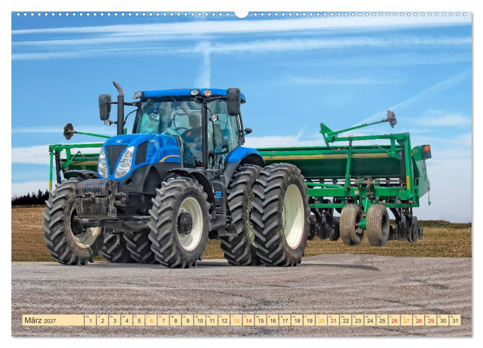 Traktoren - Giganten in der Landwirtschaft (CALVENDO Premium Wandkalender 2027)