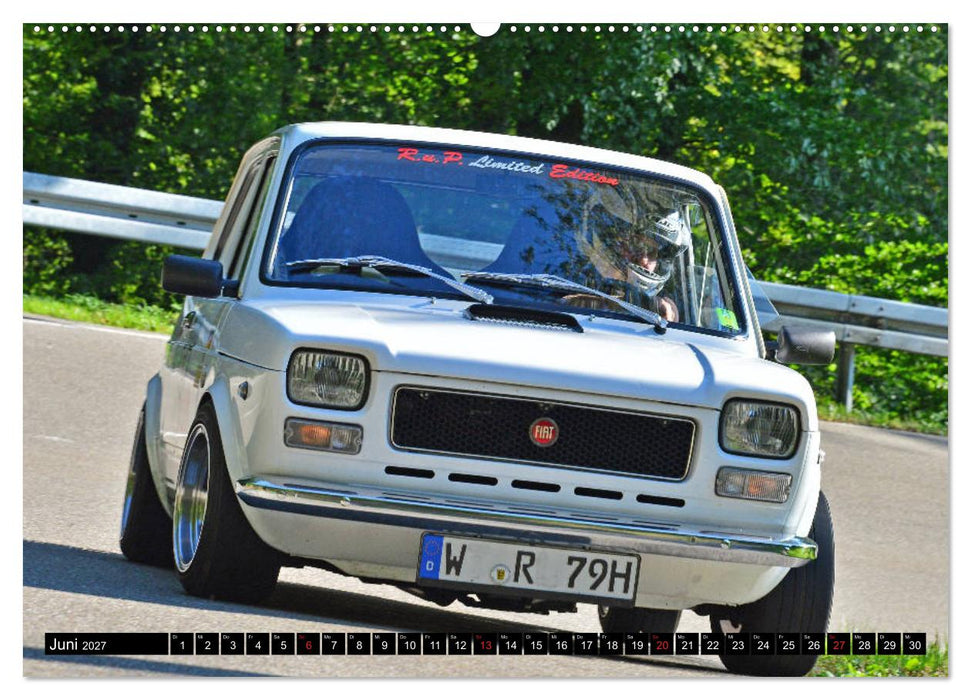 Italienische Oldtimer am Berg (CALVENDO Wandkalender 2027)