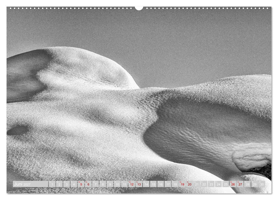 Arlberg black and white (CALVENDO Wandkalender 2027)