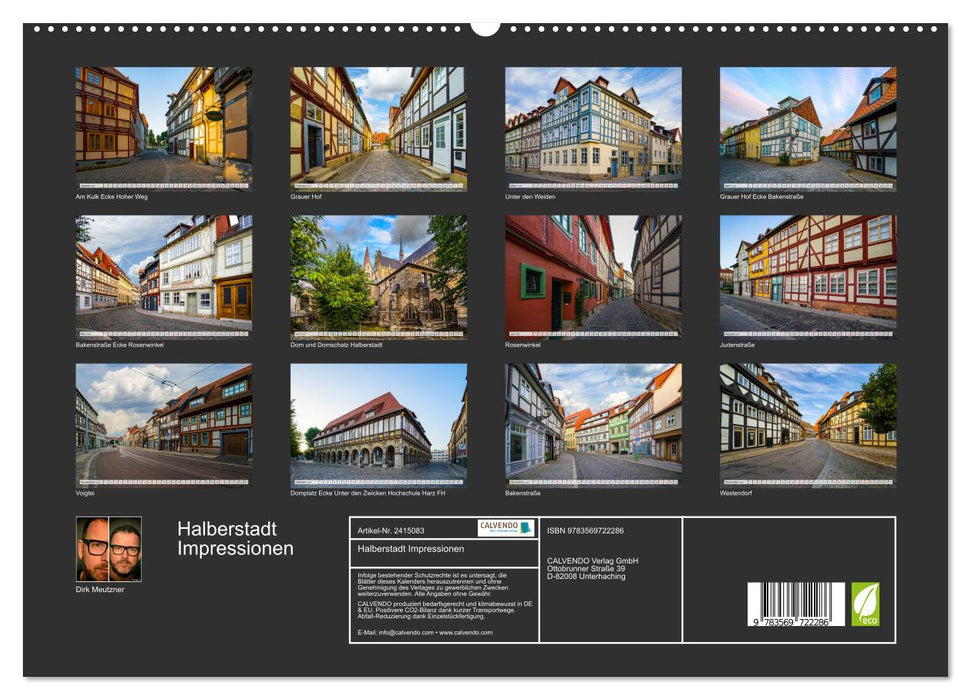Halberstadt Impressionen (CALVENDO Premium Wandkalender 2027)
