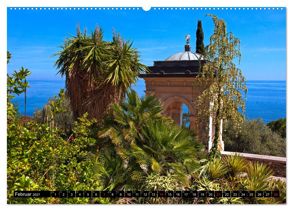 Zauberhafte Riviera - Die Hanbury Gärten (CALVENDO Premium Wandkalender 2027)