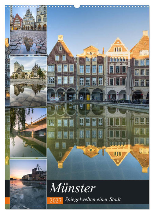Münster - Spiegelwelten einer Stadt (CALVENDO Wandkalender 2027)