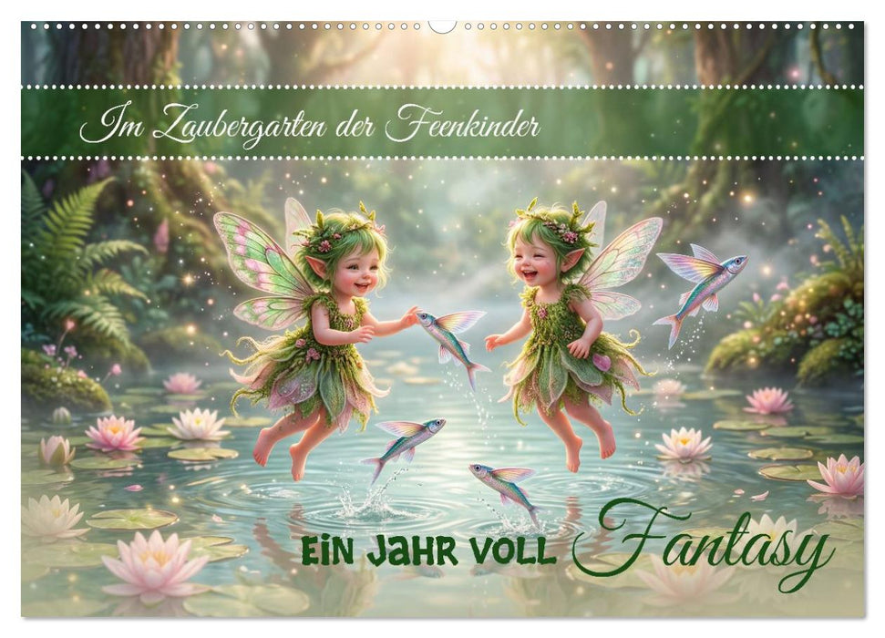 Im Zaubergarten der Feenkinder (CALVENDO Wandkalender 2027)