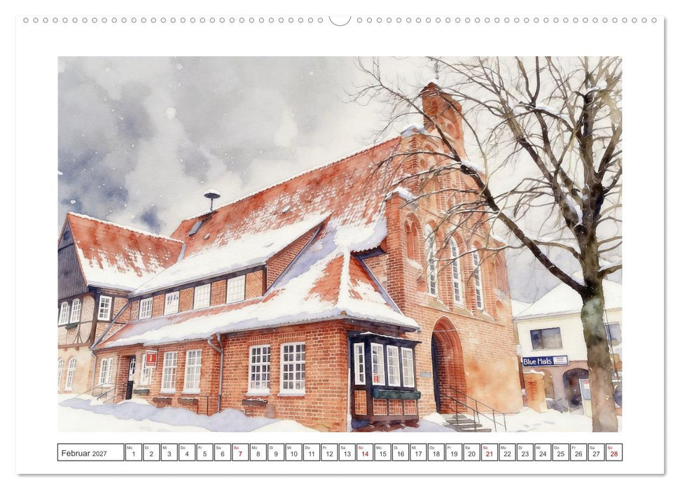 Romantische Plätze entlang der Hunte (CALVENDO Premium Wandkalender 2027)