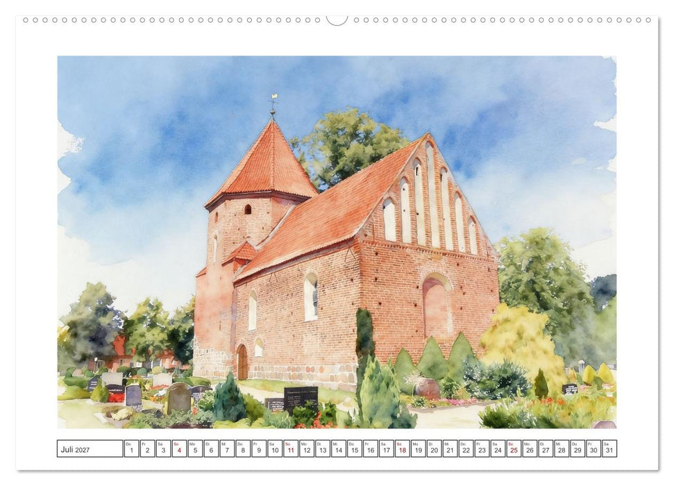 Romantische Plätze entlang der Hunte (CALVENDO Premium Wandkalender 2027)