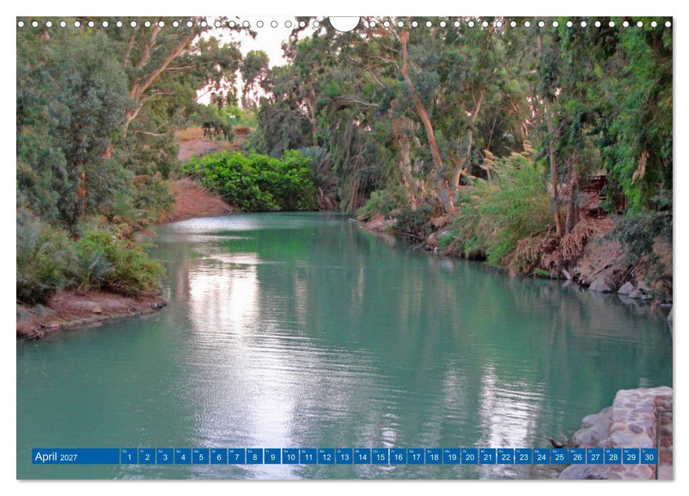 See Genezareth und Jordan-Fluss. Orte der Bibel (CALVENDO Wandkalender 2027)