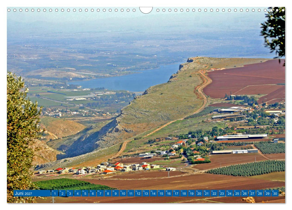 See Genezareth und Jordan-Fluss. Orte der Bibel (CALVENDO Wandkalender 2027)