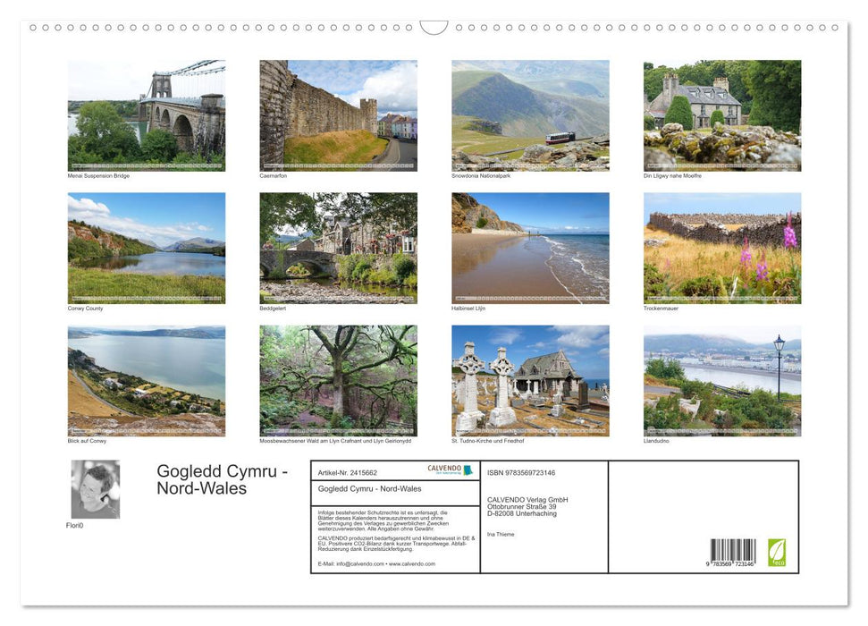 Gogledd Cymru - Nord-Wales (CALVENDO Wandkalender 2027)