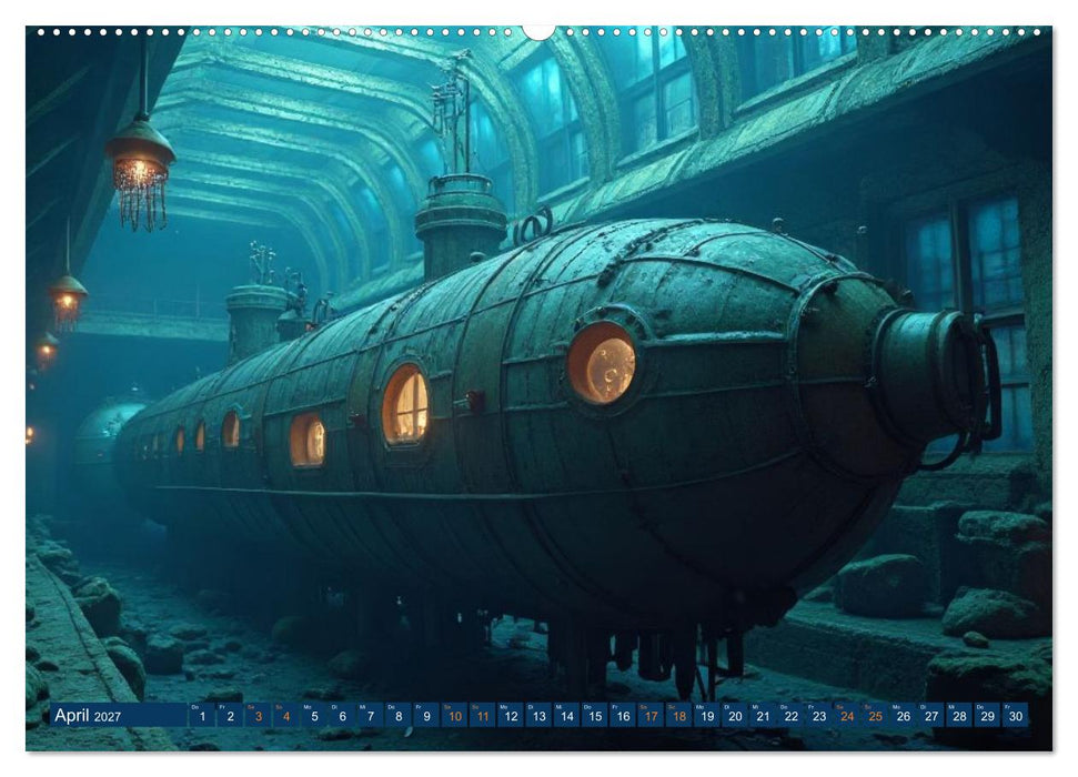 Unterwasserwelten - U-Boote (CALVENDO Premium Wandkalender 2027)