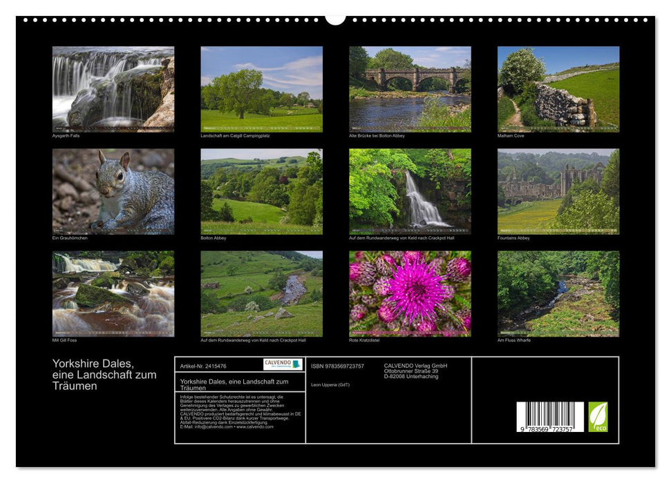 Yorkshire Dales, eine Landschaft zum Träumen (CALVENDO Premium Wandkalender 2027)