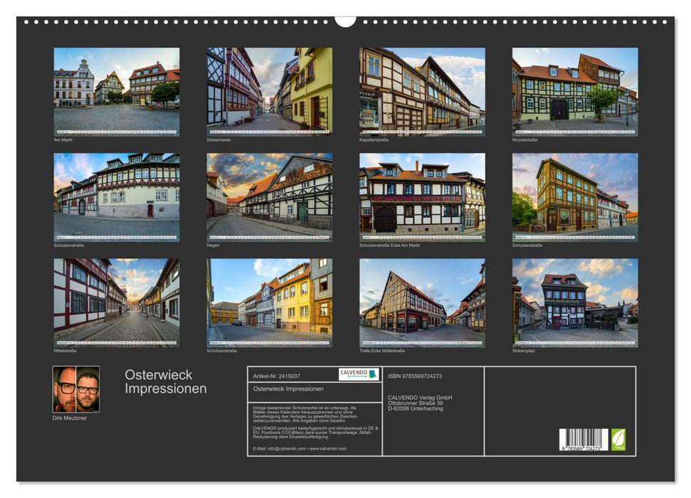 Osterwieck Impressionen (CALVENDO Wandkalender 2027)