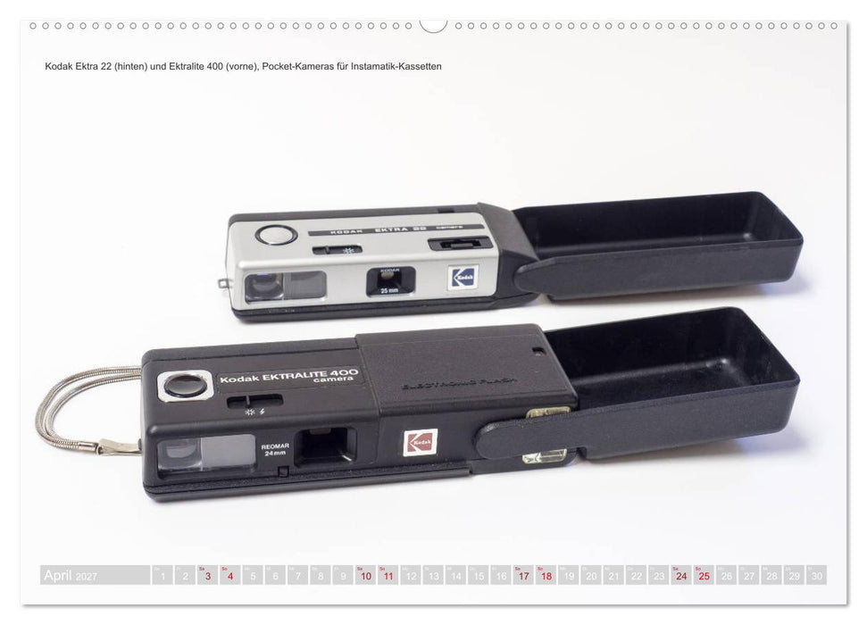 Alte und nicht ganz so alte Fotoapparate (CALVENDO Wandkalender 2027)