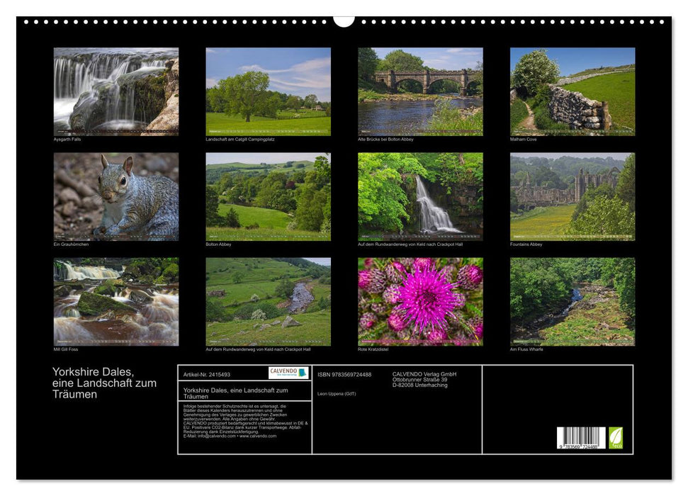 Yorkshire Dales, eine Landschaft zum Träumen (CALVENDO Wandkalender 2027)