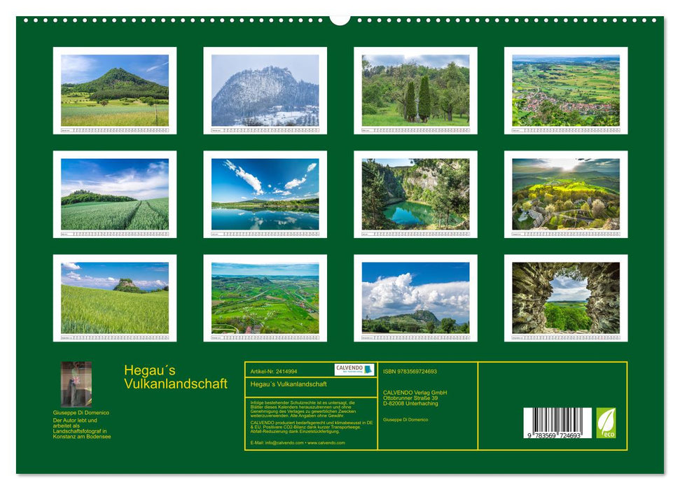 Hegau´s Vulkanlandschaft (CALVENDO Premium Wandkalender 2027)