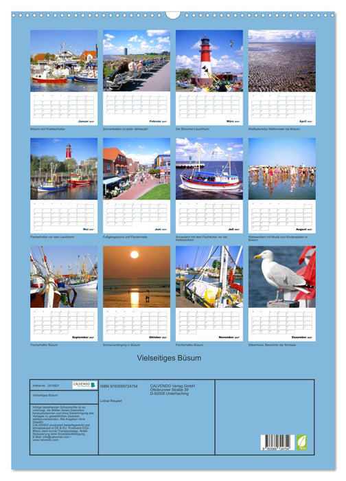 Vielseitiges Büsum (CALVENDO Wandkalender 2027)