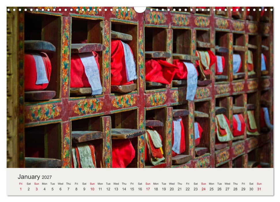 Buddhist Impressions of Ladakh (CALVENDO Monthly Calendar 2027)