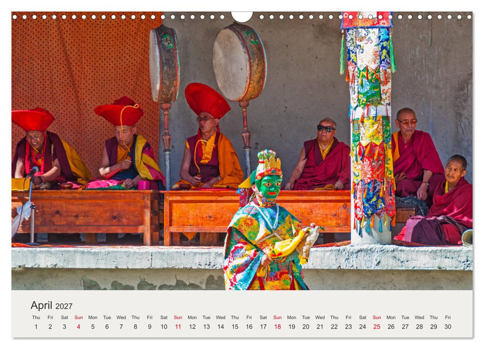 Buddhist Impressions of Ladakh (CALVENDO Monthly Calendar 2027)