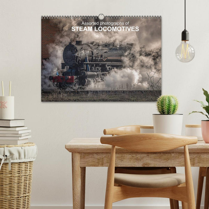 Assorted photographs of STEAM LOCOMOTIVES (CALVENDO Monthly Calendar 2027)