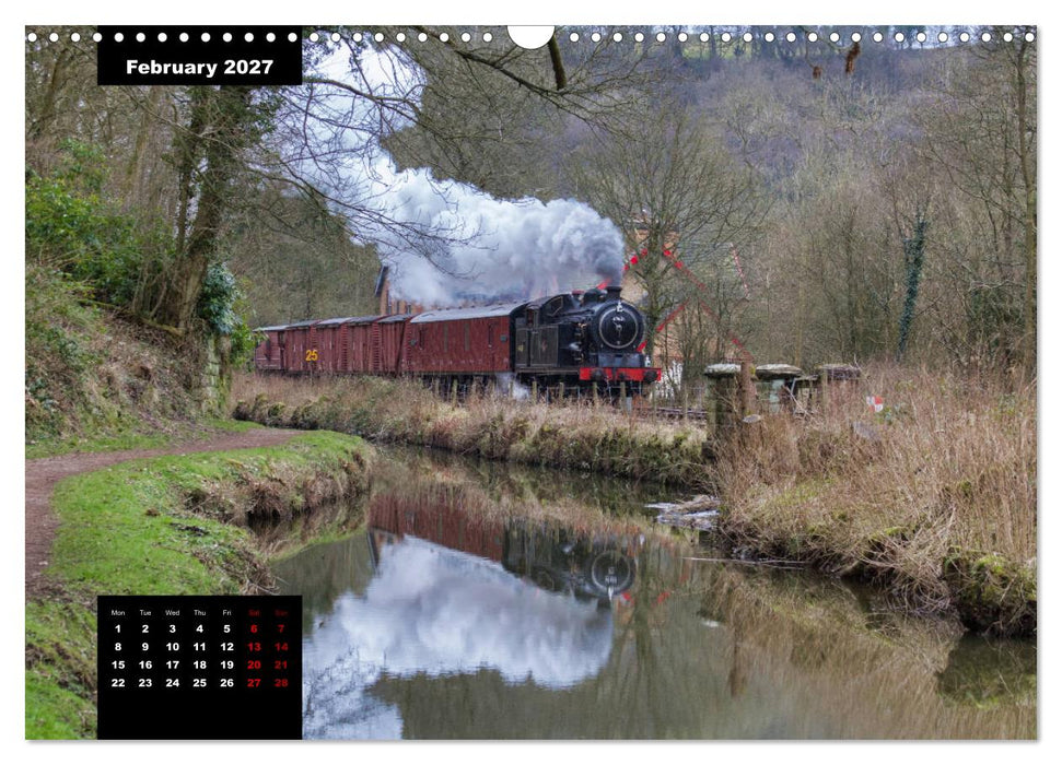 Assorted photographs of STEAM LOCOMOTIVES (CALVENDO Monthly Calendar 2027)