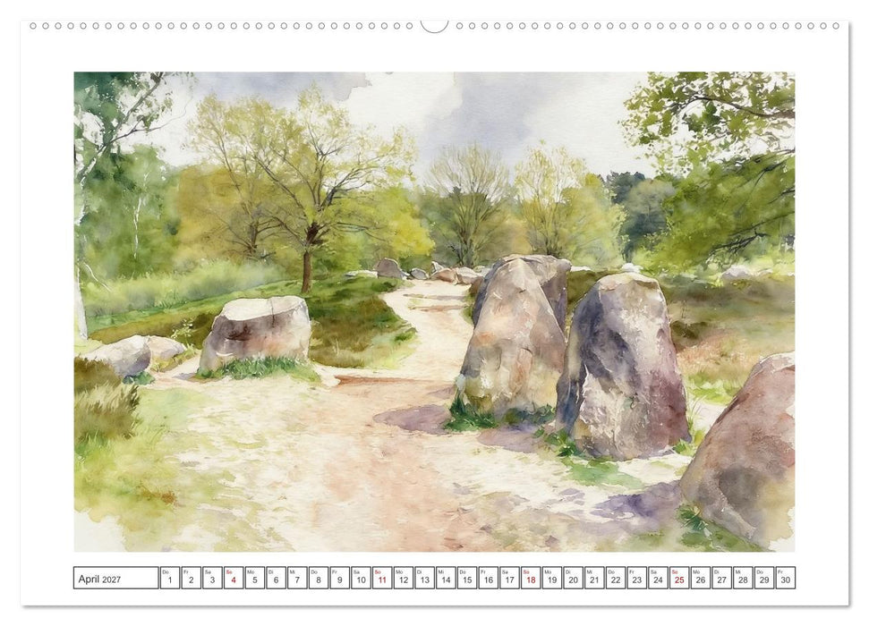 Romantische Plätze entlang der Hunte (CALVENDO Wandkalender 2027)