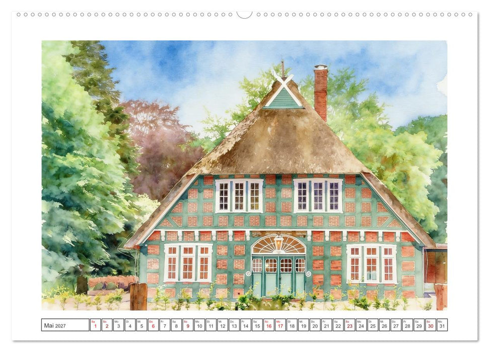 Romantische Plätze entlang der Hunte (CALVENDO Wandkalender 2027)