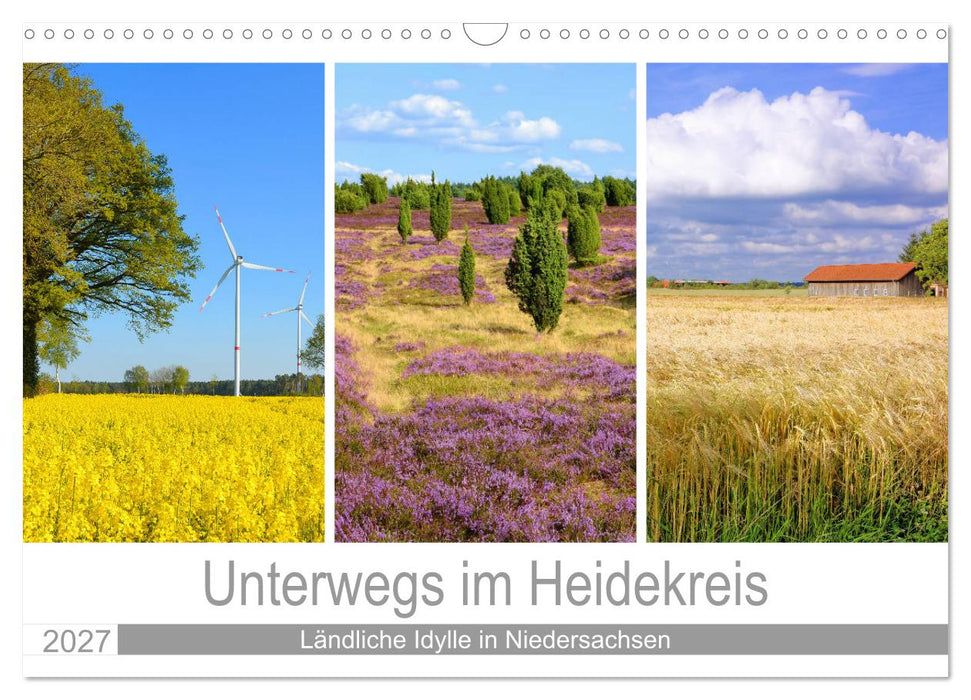 Unterwegs im Heidekreis (CALVENDO Wandkalender 2027)