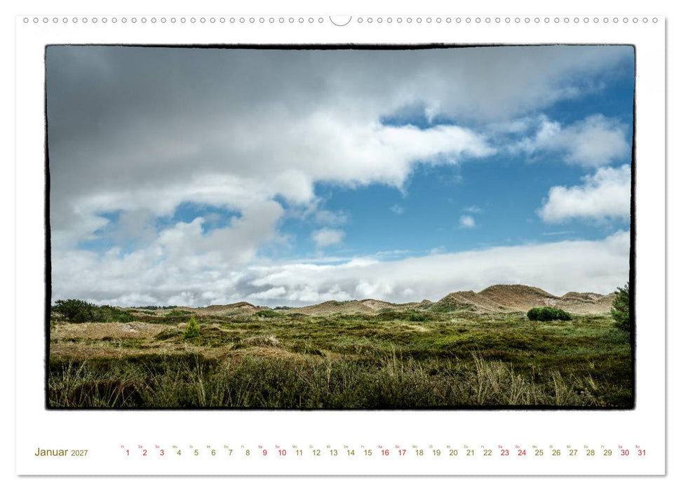 Amrum, inspirierende Landschaft (CALVENDO Wandkalender 2027)
