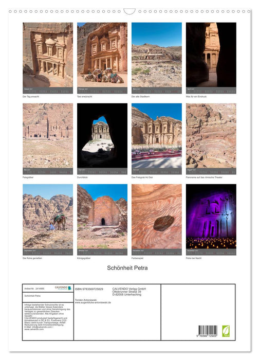 Schönheit Petra (CALVENDO Wandkalender 2027)