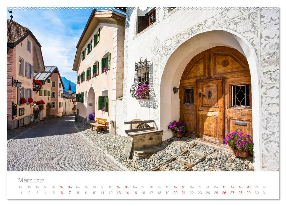 TRAUMZIELE DER SCHWEIZ Impressionen (CALVENDO Wandkalender 2027)