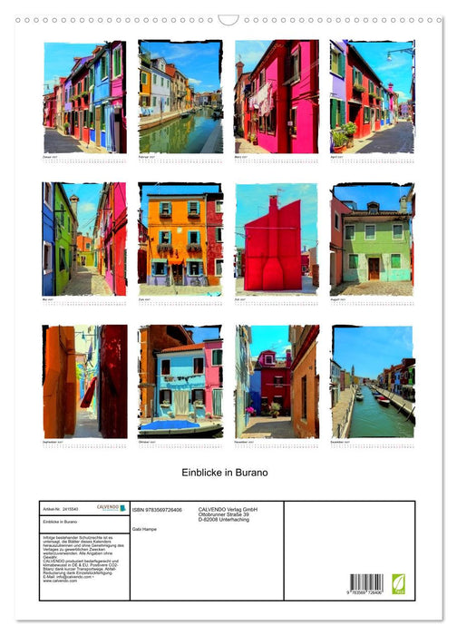 Einblicke in Burano (CALVENDO Wandkalender 2027)