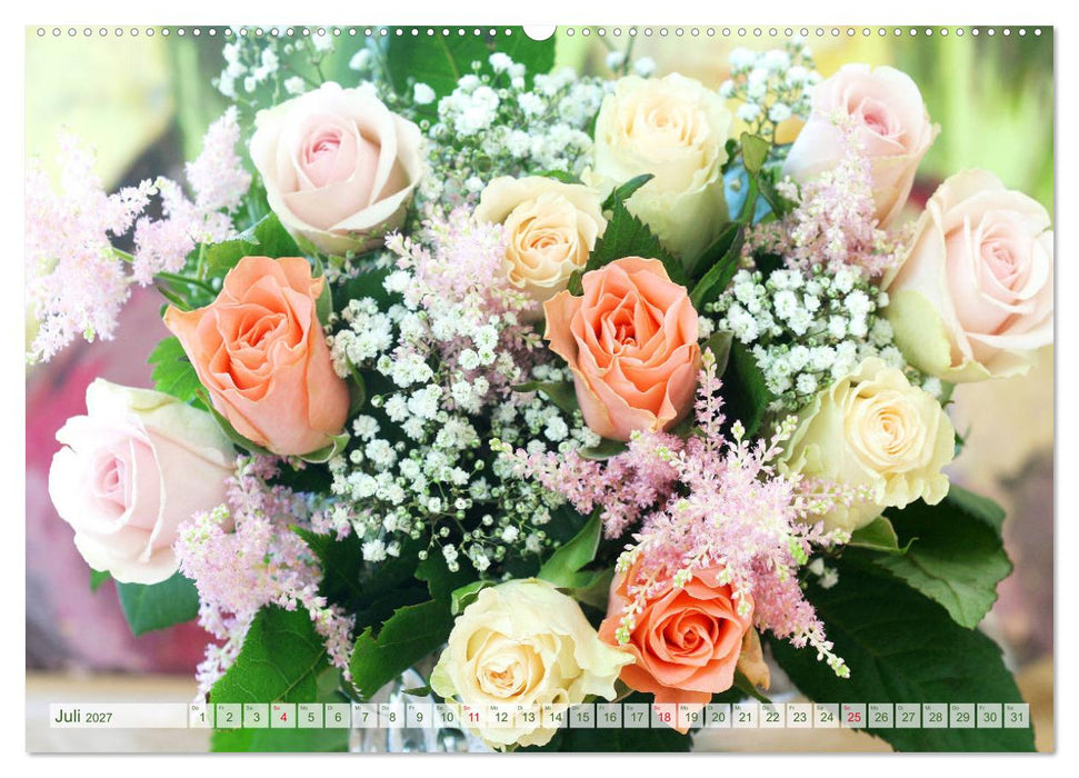 So viele schöne Rosen (CALVENDO Premium Wandkalender 2027)