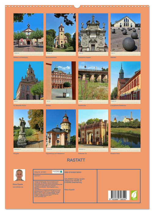 RASTATT (CALVENDO Premium Wandkalender 2027)