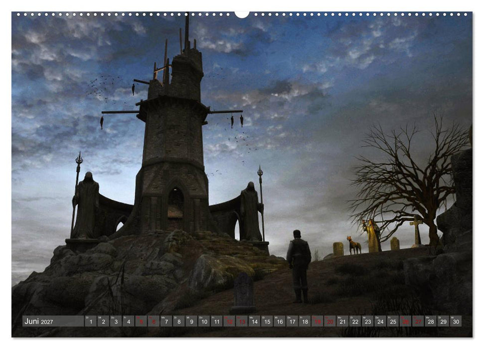 Helden, Drachen und Magie (CALVENDO Premium Wandkalender 2027)