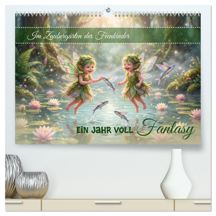 Im Zaubergarten der Feenkinder (CALVENDO Premium Wandkalender 2027)