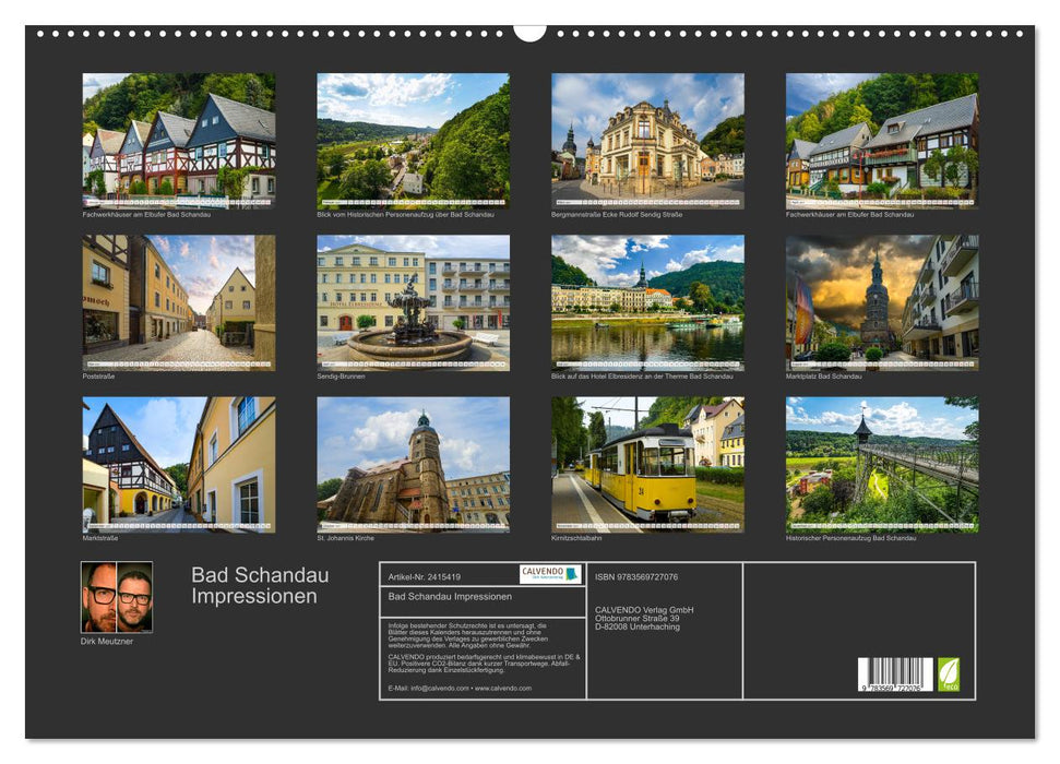 Bad Schandau Impressionen (CALVENDO Wandkalender 2027)