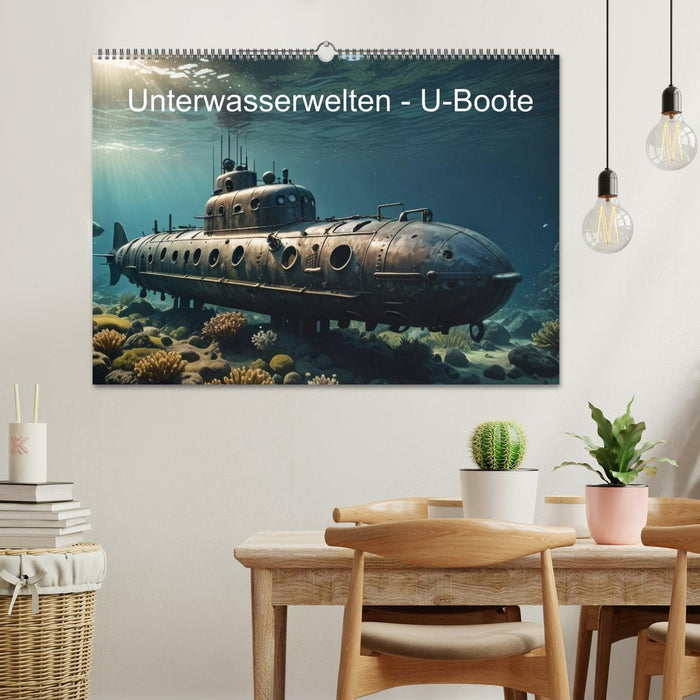 Unterwasserwelten - U-Boote (CALVENDO Wandkalender 2027)